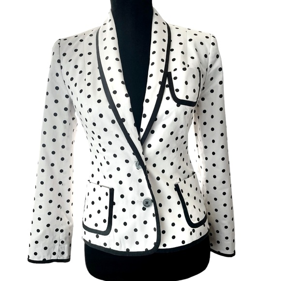 Express Jackets & Blazers - Express polka dot button down blazer jacket